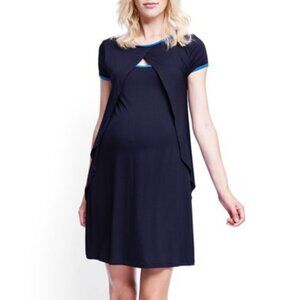 Maternal America Crossover Maternity & Nursing Dress